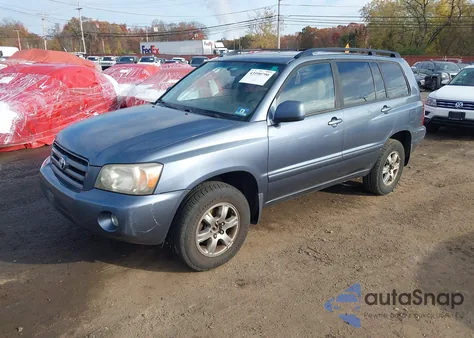 2004 Toyota Highlander from USA, damaged, VIN JTEEP21A540042914